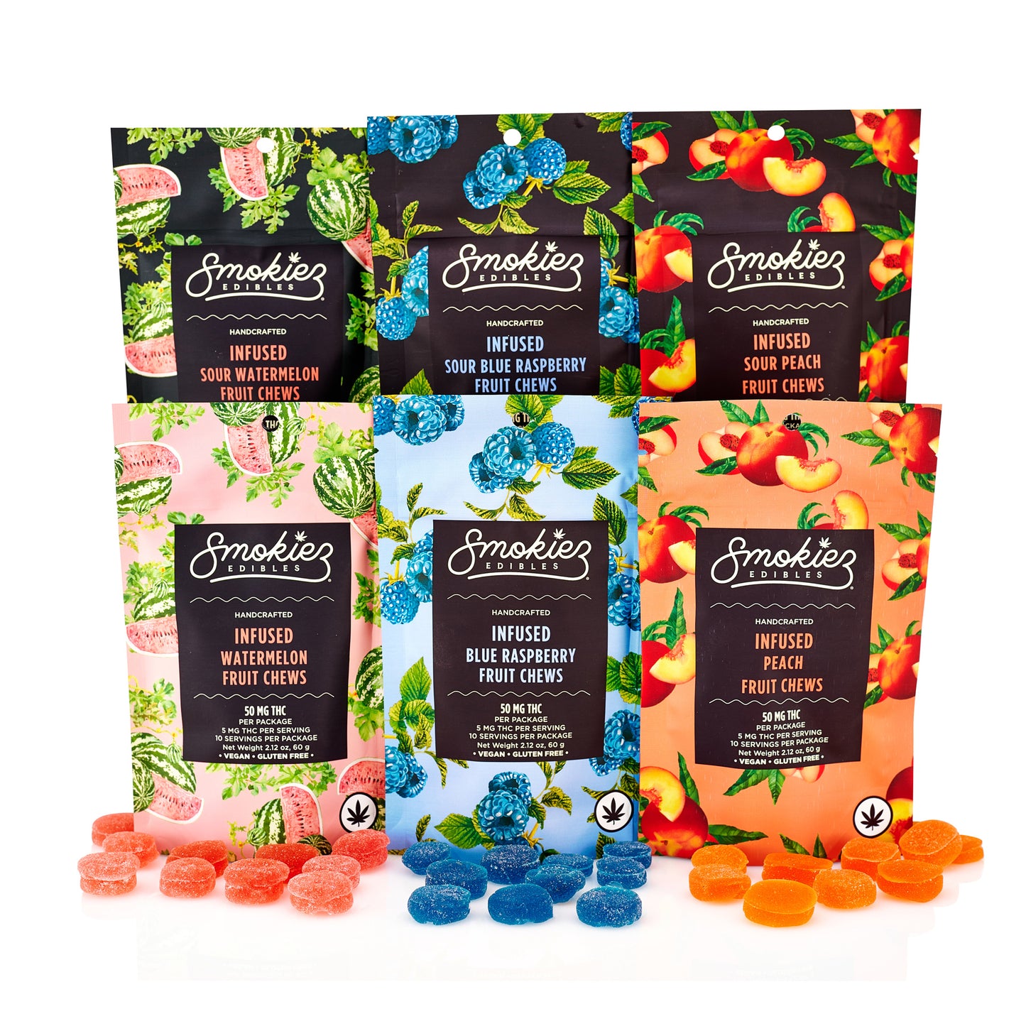 Smokiez 300mg Variety Pack (50mg Bags x 6)